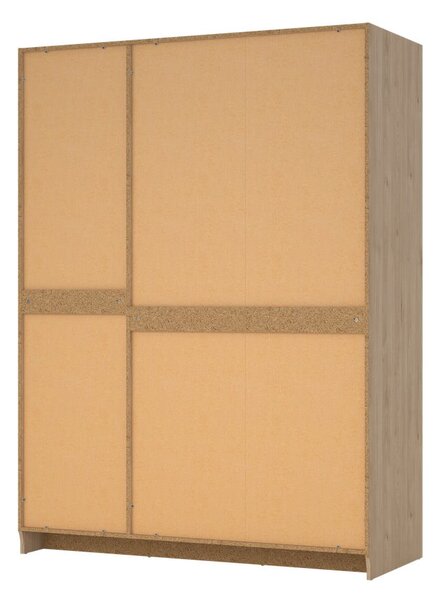 Šatní skříň v dekoru dubu v přírodní barvě 147x200 cm Billund – Tvilum