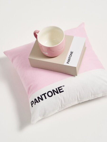 Sinsay - Povlak na polštář Pantone - pastelová růžová