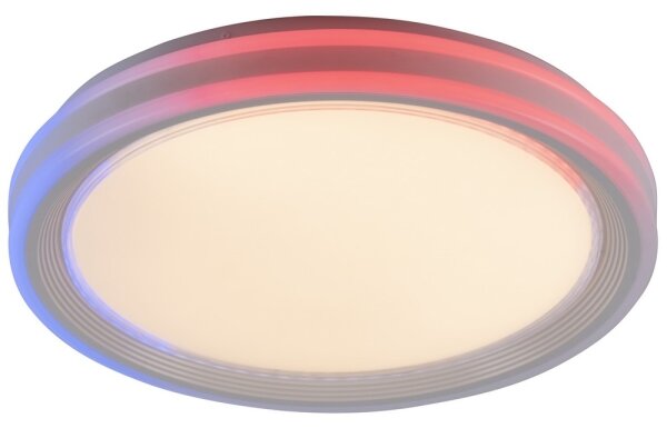 Leuchten Direkt 15154-16-LED RGB Stmívatelné stropní svítidlo EDGING 39W/230V+DO