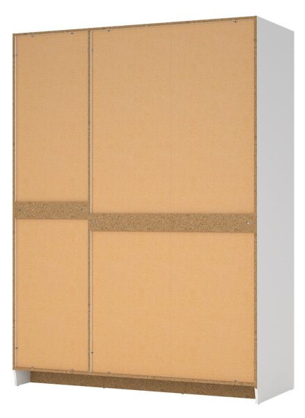 Bílá šatní skříň 147x200 cm Billund – Tvilum
