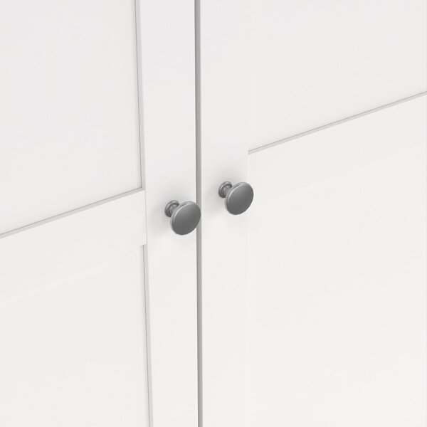 Bílá šatní skříň 147x200 cm Billund – Tvilum