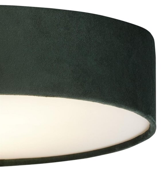 Searchlight 23298-2GR - Stropní svítidlo DRUM PLEAT 2xE27/15W/230V zelená