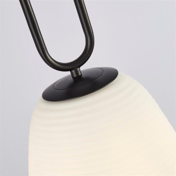 Searchlight 43581-1BK - Lustr na lanku ELIXIR 1xE27/60W/230V bílá