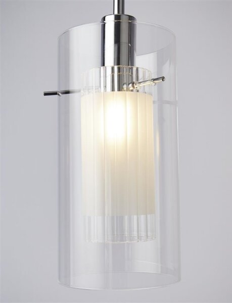 Searchlight 3303-3CC - Lustr na lanku DUO 3xE14/60W/230V lesklý chrom