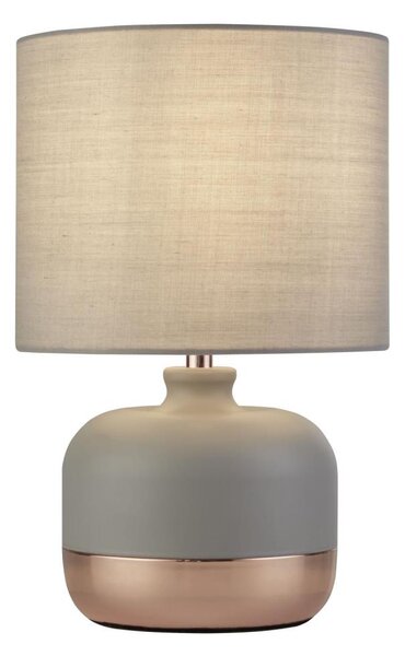 Searchlight EU700820 - Stolní lampa 1xE14/7W/230V šedá