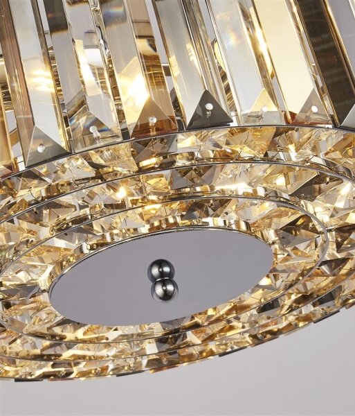 Searchlight 82101-3CC - Lustr na řetězu CHAPEAU 3xE27/60W/230V