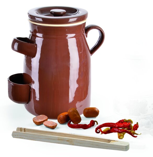 Nakládací hrnec s kleštěmi zelák 2,5 l
