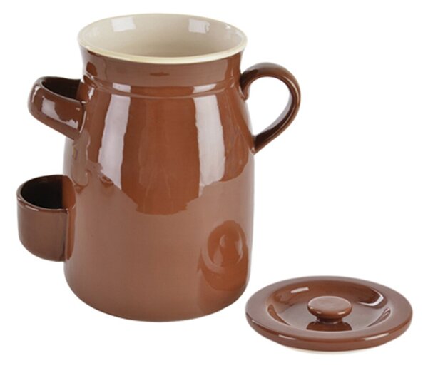 Nakládací hrnec s kleštěmi zelák 2,5 l