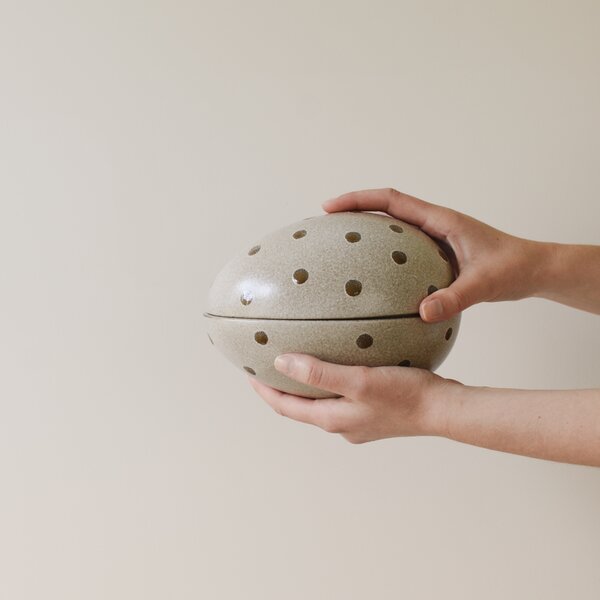 DBKD Velikonoční dóza Nest - Beige Dot DK336
