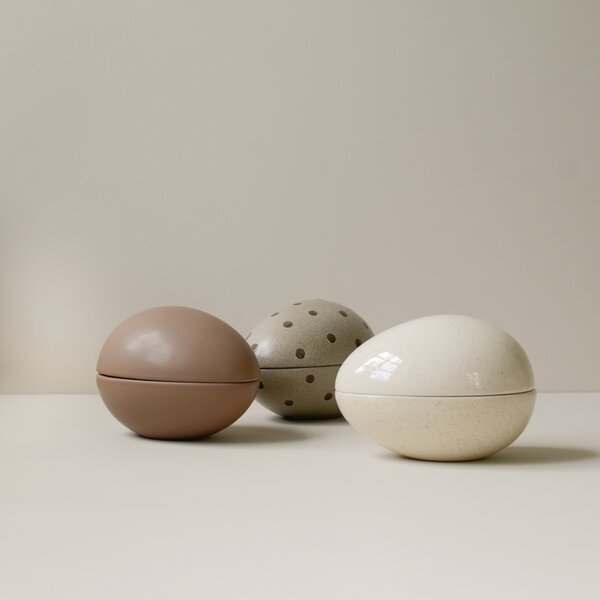 DBKD Velikonoční dóza Nest - Beige Dot DK336