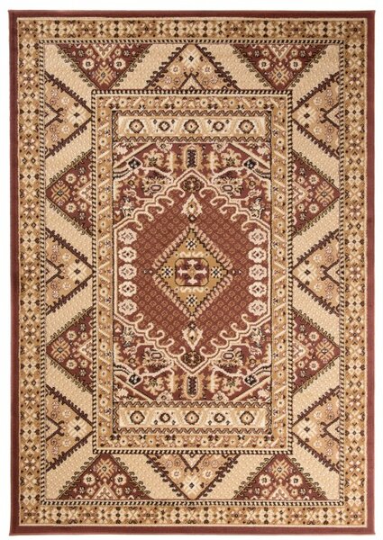 Makro Abra Klasický kusový koberec EUFRAT L429A hnědý Rozměr: 70x140 cm
