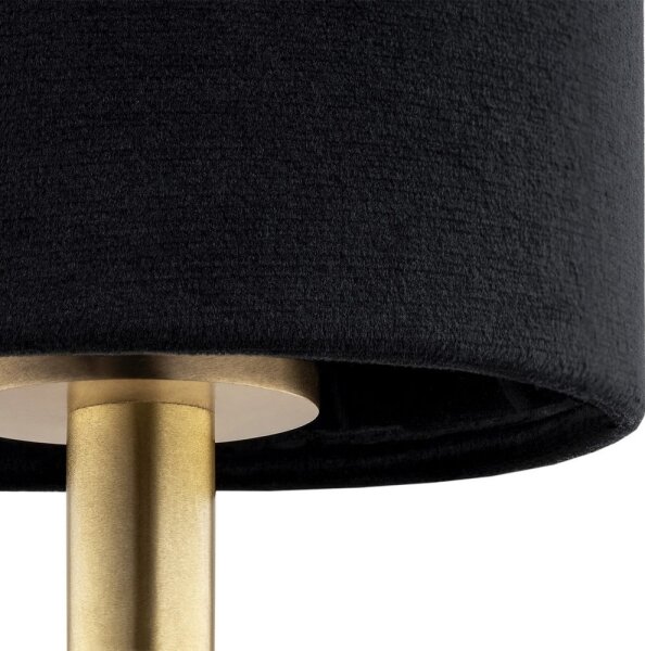 Argon 8031 - Stolní lampa ABRUZZO 1xE14/7W/230V mosaz/černá