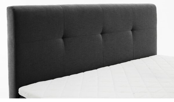 Antracitová boxspring postel 180x200 cm Stockholm – Meise Möbel