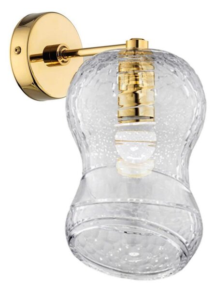 Argon 8046 - Nástěnná lampa SALERNO 1xE27/15W/230V zlatá