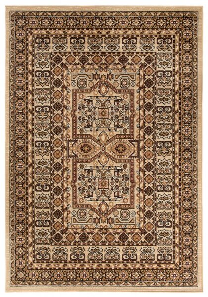 Makro Abra Klasický kusový koberec EUFRAT N634B světle béžový Rozměr: 80x150 cm
