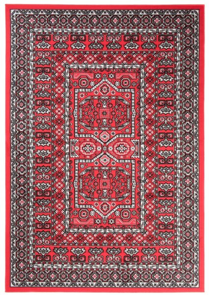 Makro Abra Klasický kusový koberec EUFRAT N634B červený Rozměr: 80x150 cm