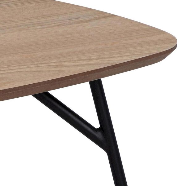 Actona Konferenční stolek Caracas 120 cm dub olejovaný/černý