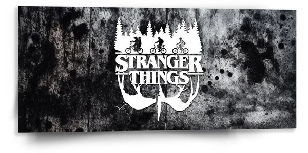 Sablio Obraz Stranger Things White - 110x50 cm