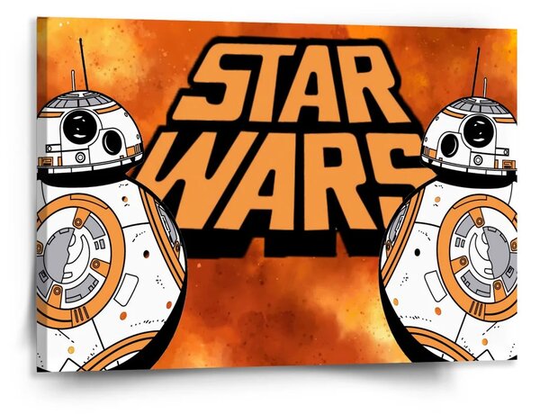 Sablio Obraz Star Wars Ohnivé pozadí - 150x110 cm