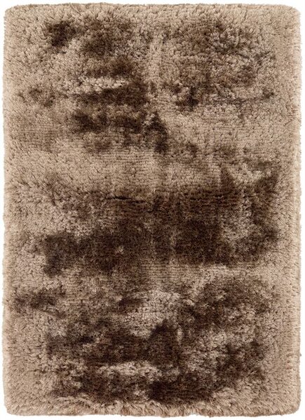 Nirmal Kusový koberec jednobarevný Shaggy Plush Taupe béžový Rozměr: 70x140 cm