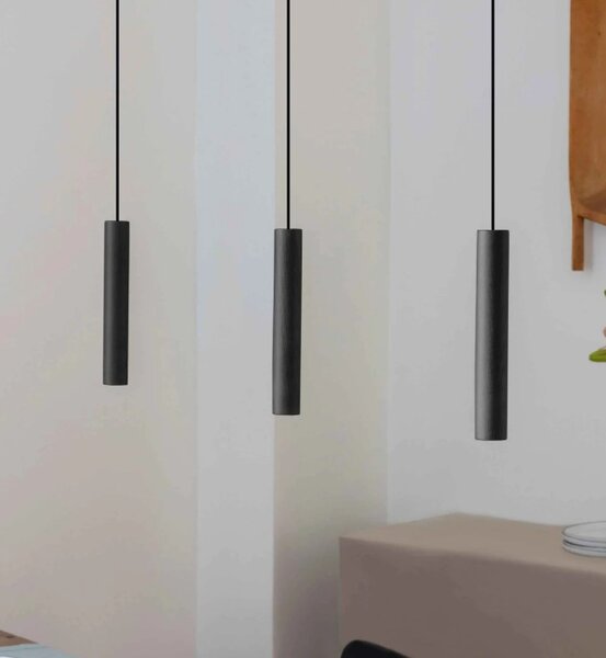 Umage Závěsné dřevěné svítidlo CHIMES, 2W, v. 22 cm, CRI80 Barva: Černý dub