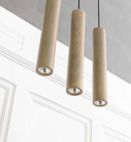Umage Závěsné dřevěné svítidlo CHIMES, 2W, v. 22 cm, CRI80 Barva: Černý dub