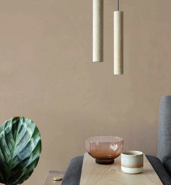 Umage Závěsné dřevěné svítidlo CHIMES, 2W, v. 22 cm, CRI80 Barva: Černý dub