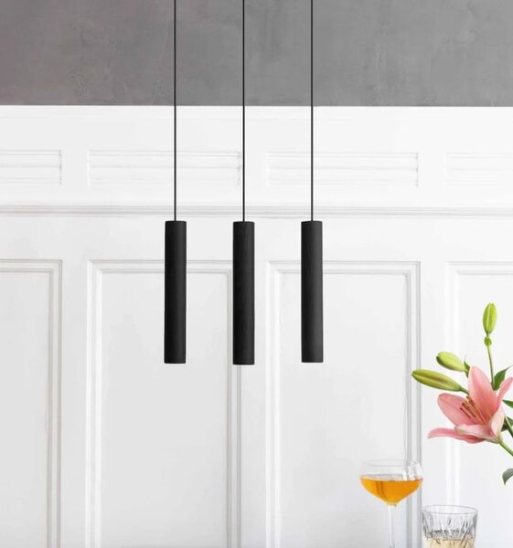 Umage Závěsné dřevěné svítidlo CHIMES, 2W, v. 22 cm, CRI80 Barva: Černý dub