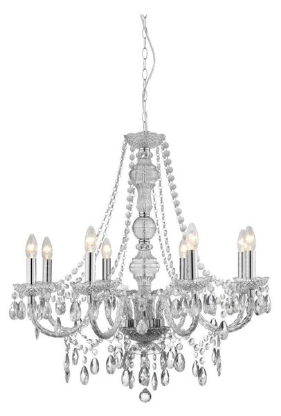 Searchlight 8888-8CL - Lustr na řetězu MARIE THERESE 8xE14/40W/230V