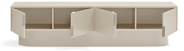 Béžový TV stolek 200x50 cm Totem – Teulat