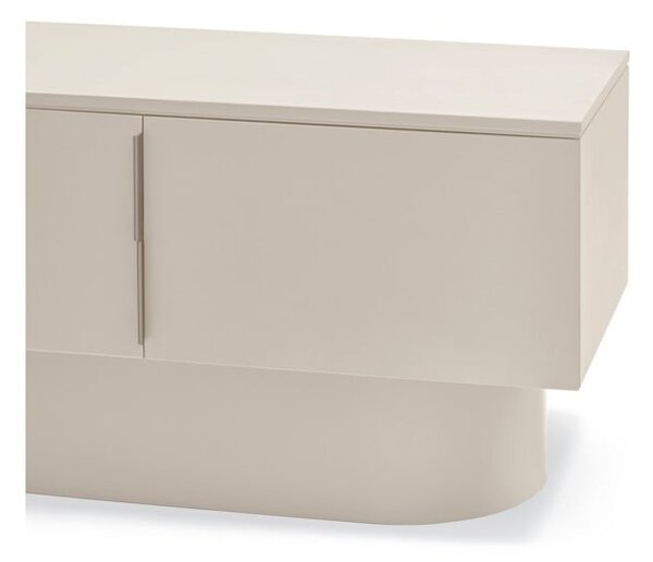 Béžový TV stolek 200x50 cm Totem – Teulat