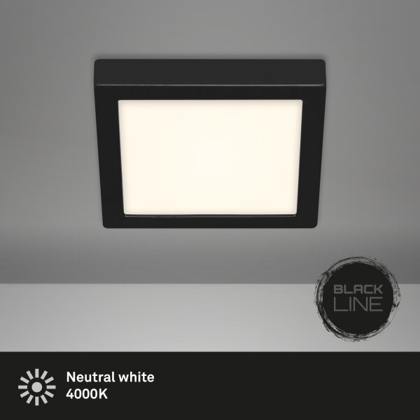 Briloner 3464-415 - LED Stropní svítidlo FIRE LED/12W/230V 17x17 cm