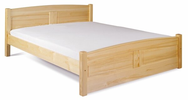 Via-nábytek Postel PEGAS masiv borovice Rozměry: 160 x 200, Povrchová úprava postele: Moření odstín olše