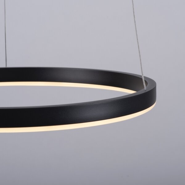 Leuchten Direkt 15393-13-LED Stmívatelný lustr na lanku RITUS LED/20W/230V černá