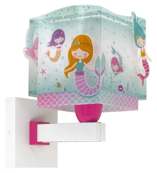 Dalber 63449 - Dětské nástěnné svítidlo MERMAIDS 1xE27/60W/230V