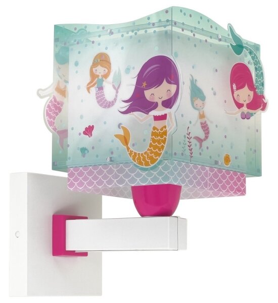 Dalber 63449 - Dětské nástěnné svítidlo MERMAIDS 1xE27/60W/230V