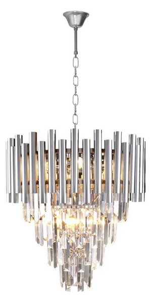 Křišťálový lustr na řetězu MADISON 9xE14/40W/230V chrom