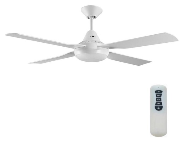 Lucci air 212898 - LED Stmívatelný ventilátor MOONAH 1xGX53/21W/230V bílá + DO