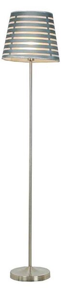 Stojací lampa SEGIN 1xE27/60W/230V šedá/lesklý chrom
