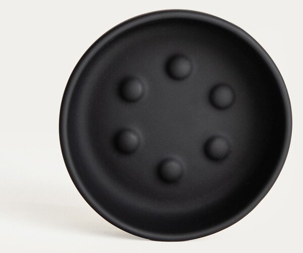 Keramická mýdlenka Almeri Black 11 cm Homla