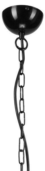 Lustr na řetězu TIFFY 5xG9/5W/230V černá
