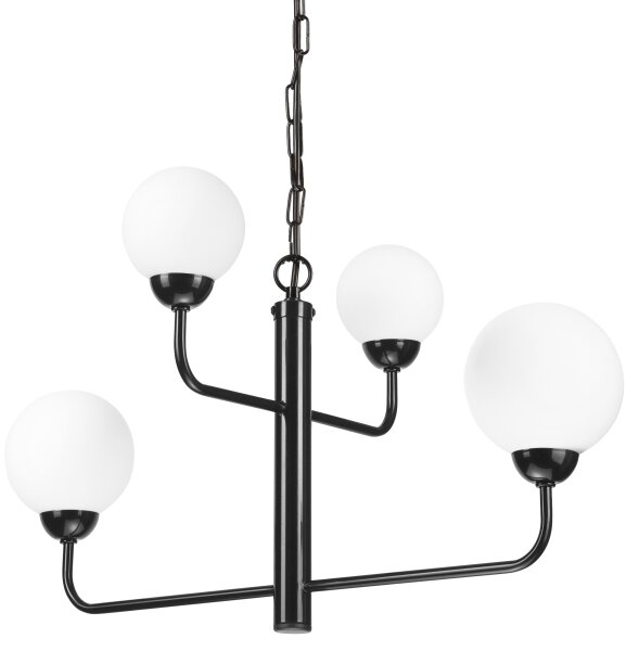 Lustr na řetězu OSCAR 4xG9/5W/230V černá