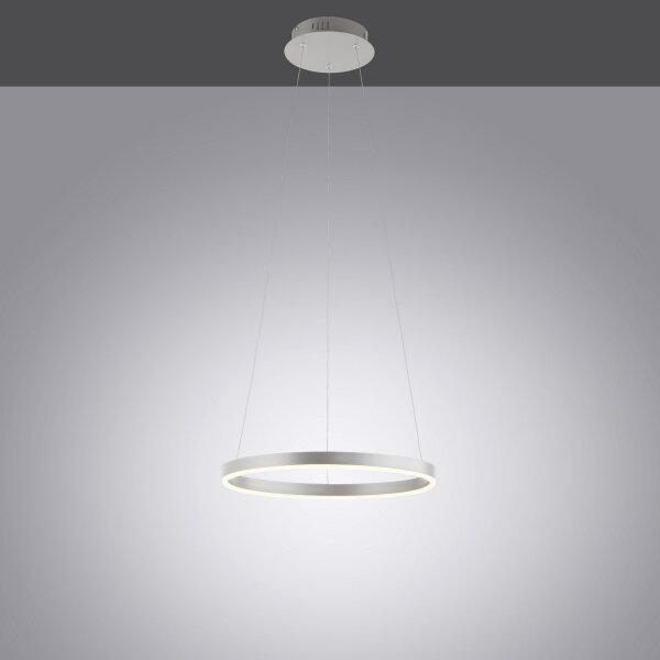 Leuchten Direkt 15393-95-LED Stmívatelný lustr na lanku RITUS LED/20W/230V chrom