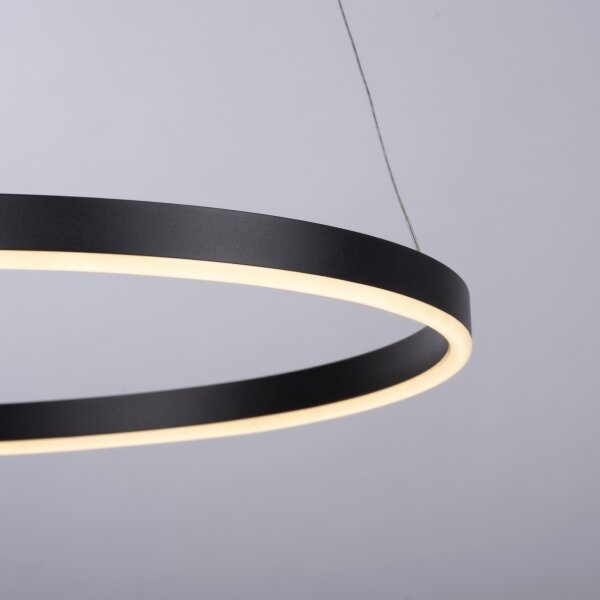Leuchten Direkt 15394-13-LED Stmívatelný lustr na lanku RITUS LED/30W/230V černá