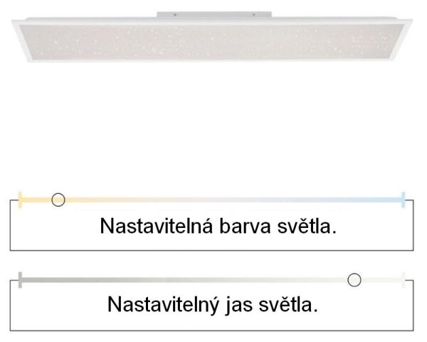 Leuchten Direkt 14762-16 - LED Stmívatelné svítidlo STARRYFLAT LED/36W/230V + DO