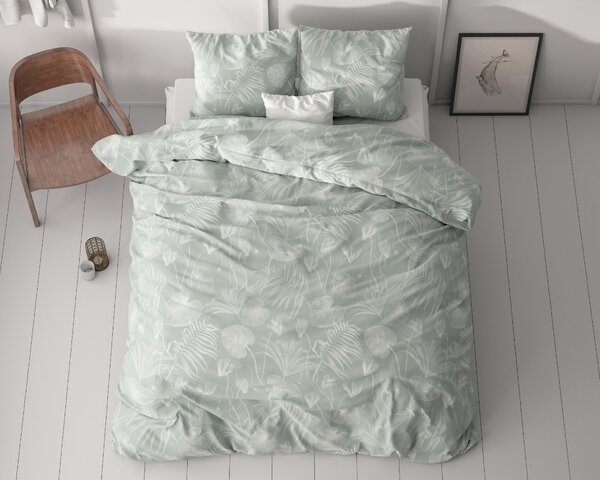 Sleeptime Povlečení Delight Green 140x220,60x70cm