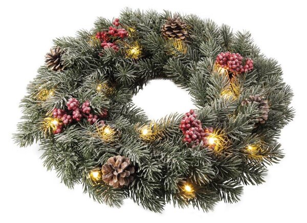 Retlux - LED Vánoční věnec LED/2xAA pr. 40 cm