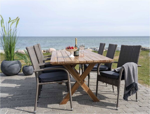 Zahradní stůl Msaninaina (přírodní). Akce -20%