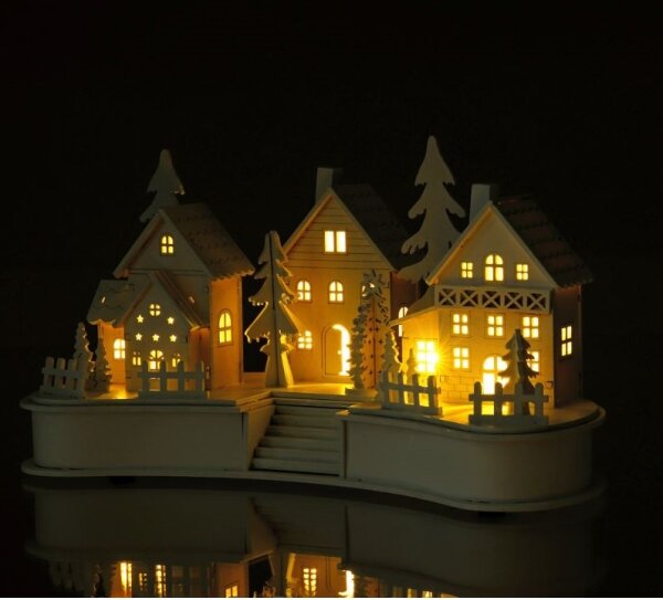 Retlux - LED Vánoční dekorace LED/2xAA vesnice