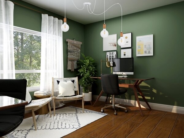 Lustr na lanku MIROS 3xE27/60W/230V pavouk bílá/měděná